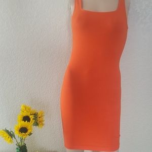 NWT Wild Fable orange mini dress Size: XS
